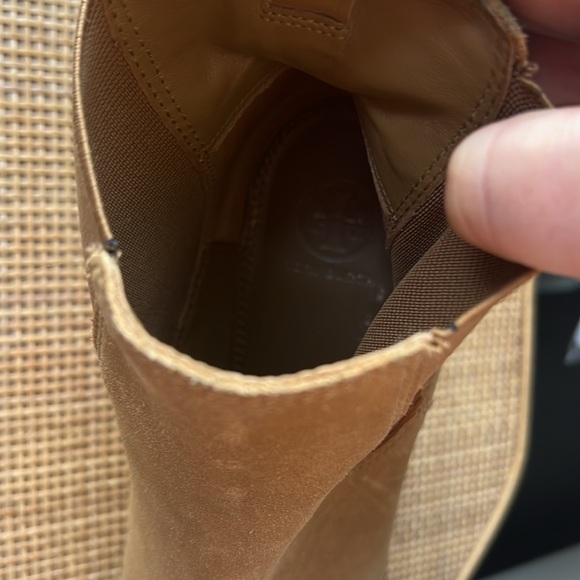 Tory Burch Lug Sole Suede Booties - Picture 7 of 7